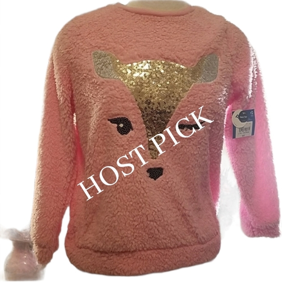 Arizona Jean Company Other - sweater, Arizona, girl's pink,  XXL, 🌺HOST PICK🌺 sequins